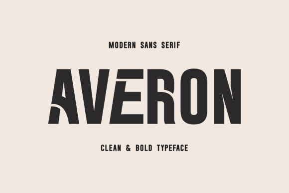 Averon: The Bold Sans-Serif for Dynamic Branding