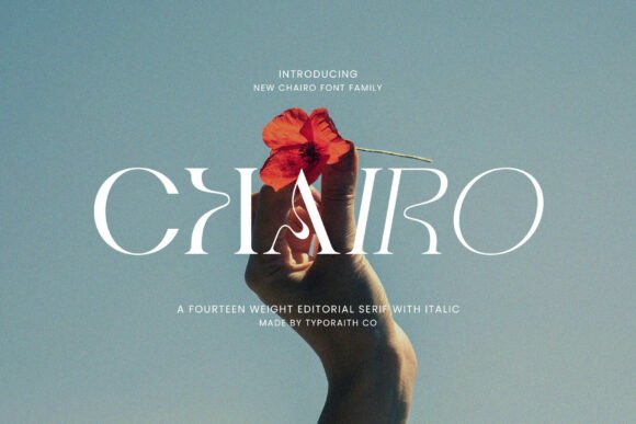 Chairo Family: Elegance in Every Letterform