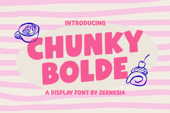 Chunky Bolde: Your Go-To Fun Display Typeface