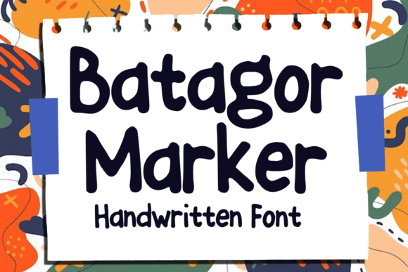 Discover the Playful Charm of the Batagor Marker Font