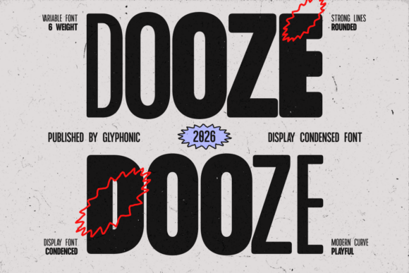 Dooze: The High-Impact Display Condensed Typeface