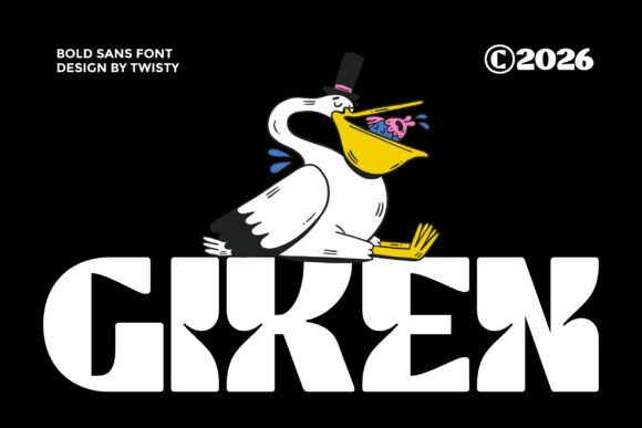 Giken: A Bold Sans Serif for Modern Design Impact