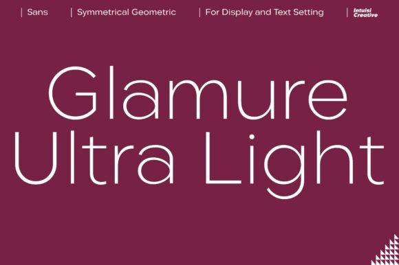 Glamure Extra Light: The Epitome of Luxury Typography