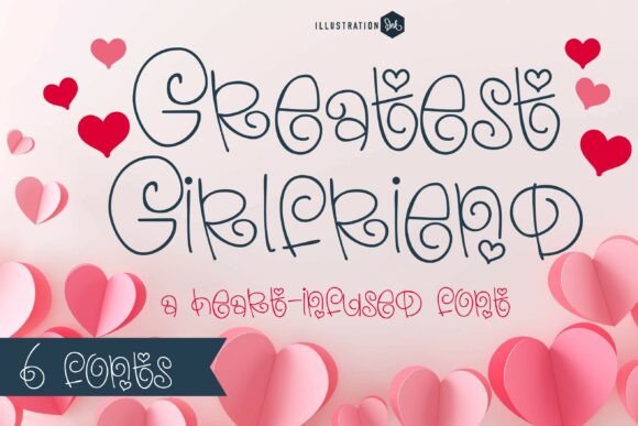 Greatest Girlfriend: A Swirly, Girly Typeface Full of Joy