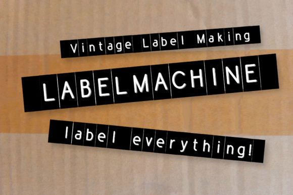 Label Machine: A Cool, Adaptable Decorative Typeface