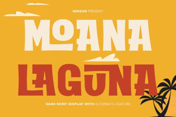 Moana Laguna: A Bold Sans Serif for Tropical Design