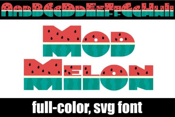 Mod Melon: A Geometric Font for Bold Branding