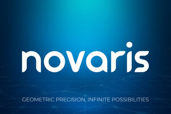 Novaris: A Modern Geometric Sans-Serif Font for Any Project