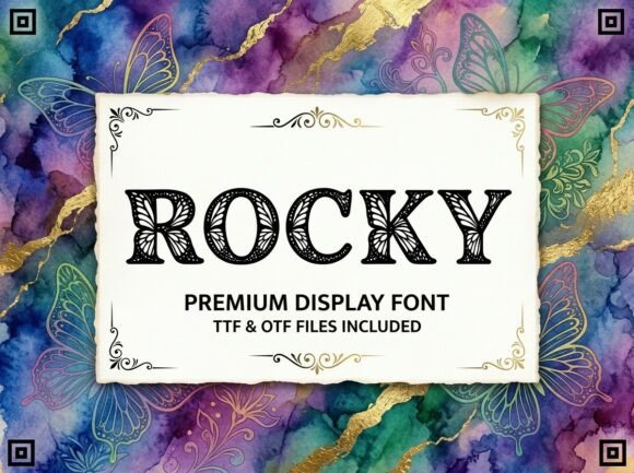 Rocky: A Bold Typeface for Head-Turning Designs