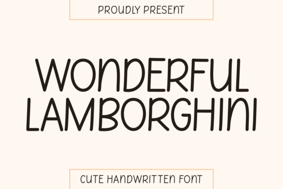Wonderful Lamborghini: A Font Collection of Finesse and Fun